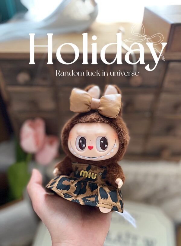LABUBU LaBuBu Meilade Sitting Party Macaron Rubber Blind Box Pendant Doll Clothes - Image 2
