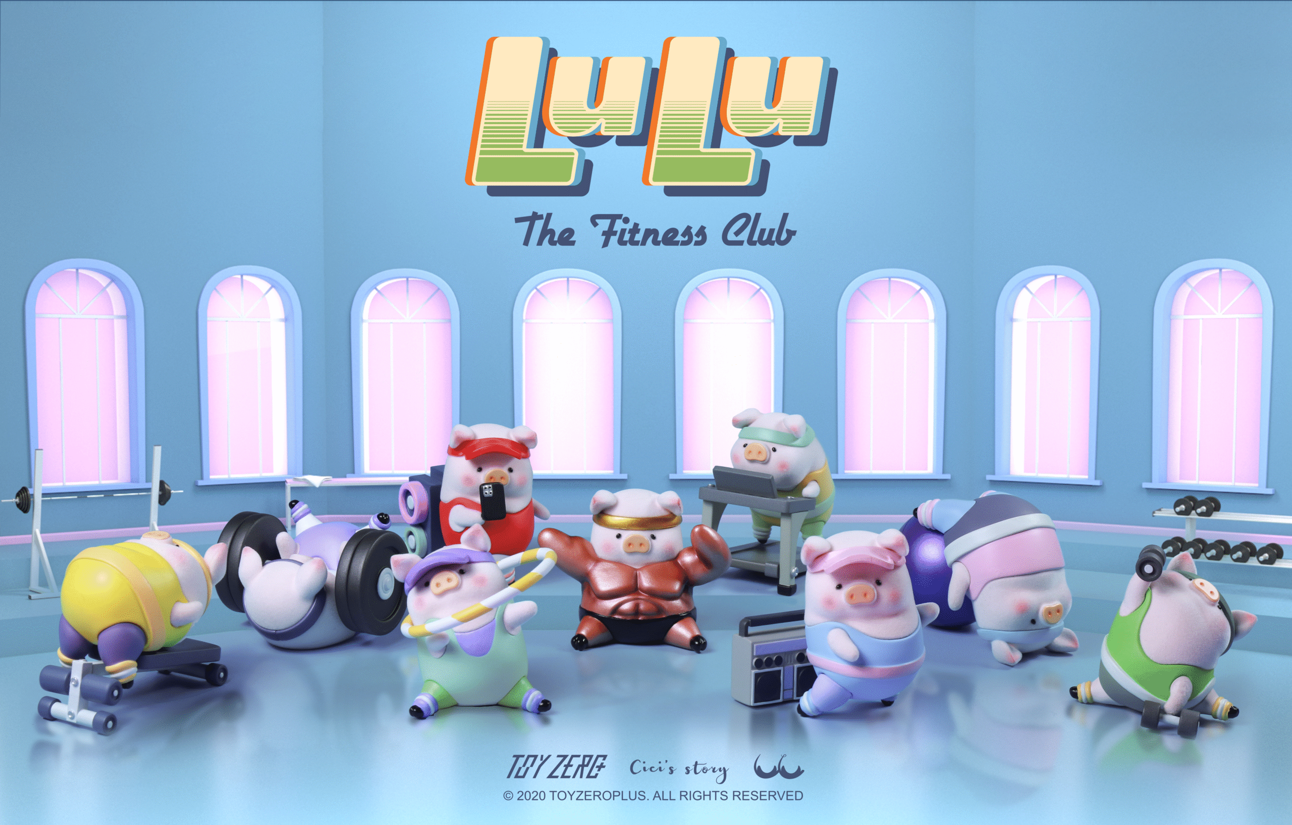 Lulu the Piggy - Fitness Club Blind Box Series - Image 12