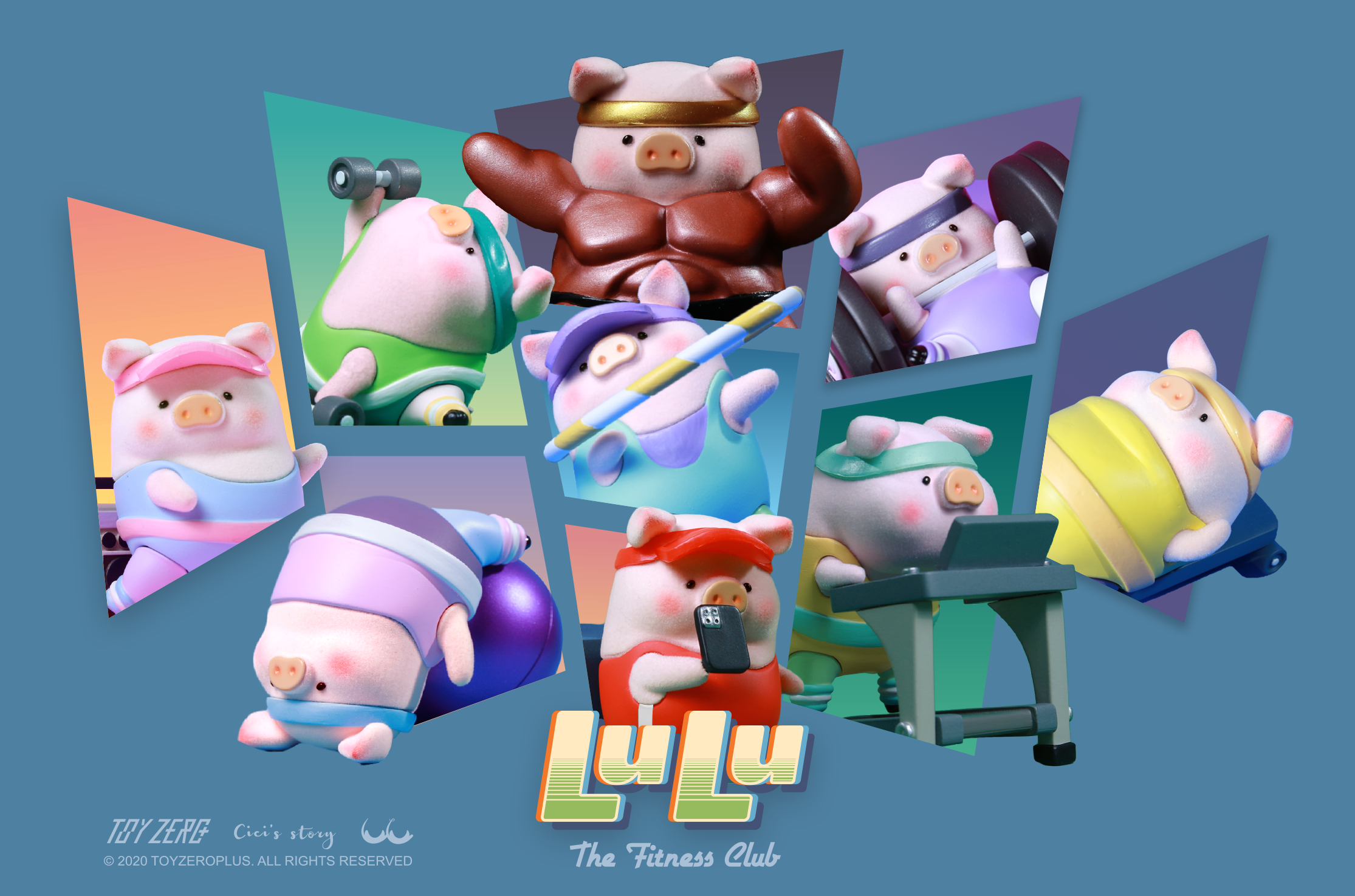 Lulu the Piggy - Fitness Club Blind Box Series - Image 11
