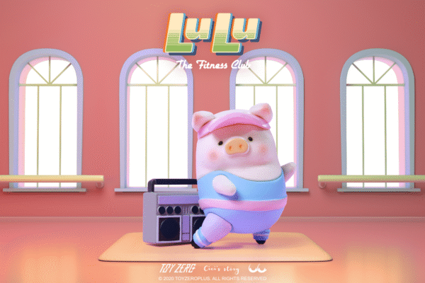 Lulu the Piggy - Fitness Club Blind Box Series - Image 3