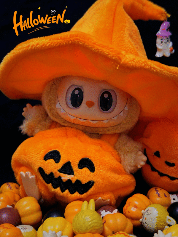 Labubu Halloween Pumpkin Outfit