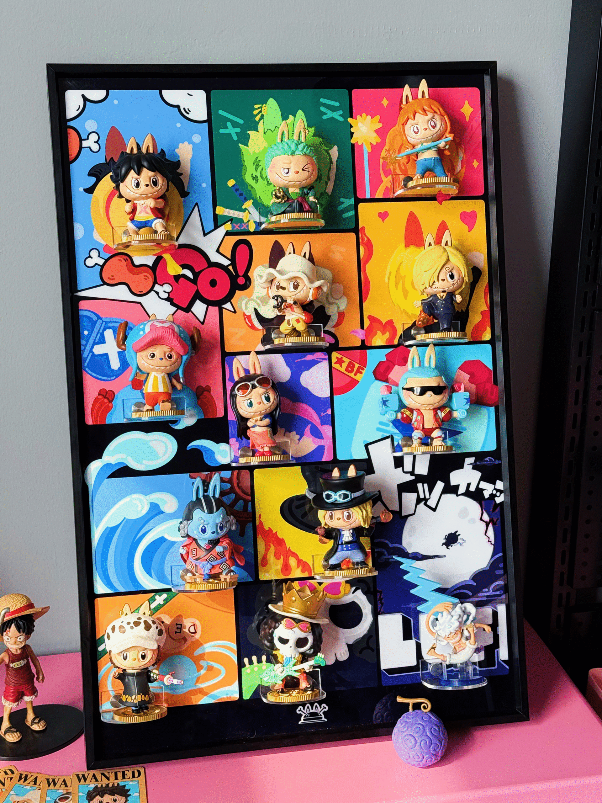 Labubu X One Piece Series Blind Box Storage - Image 2
