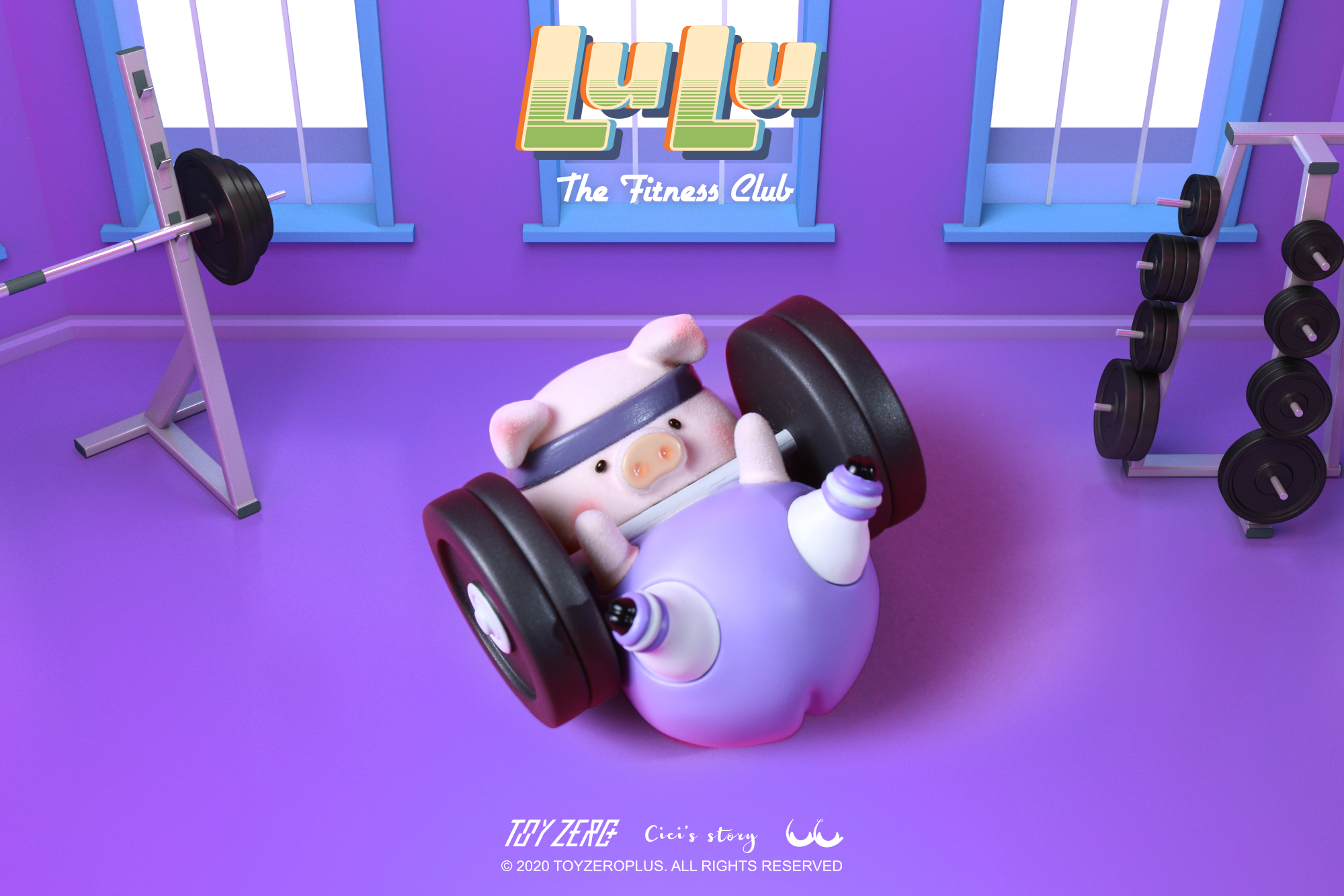 Lulu the Piggy - Fitness Club Blind Box Series - Image 10