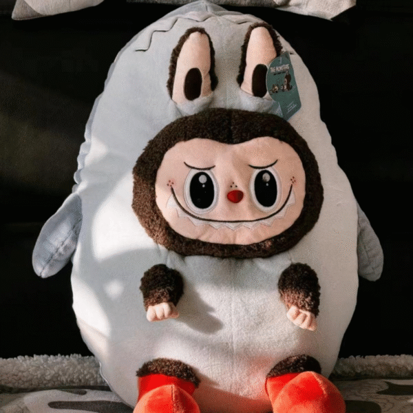 Labubu Pop Land Shark Pillow Plush Doll - Image 3
