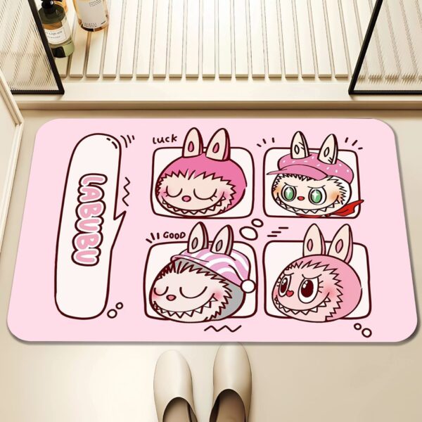 Labubu Bath Room Diatomite Soft Mat - Image 9