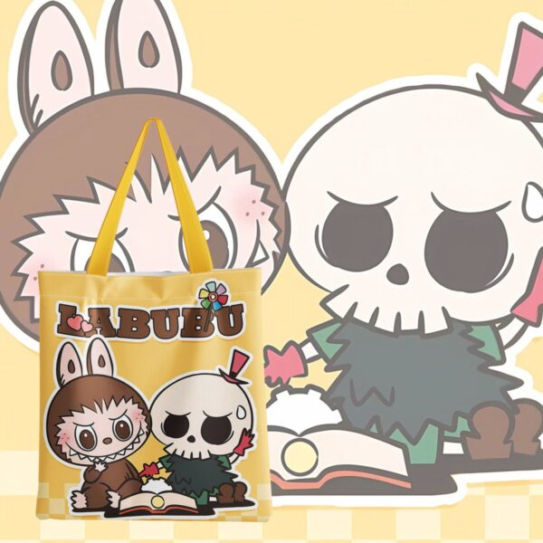 Labubu Cute Canvas Bag Includes zipper - Image 9