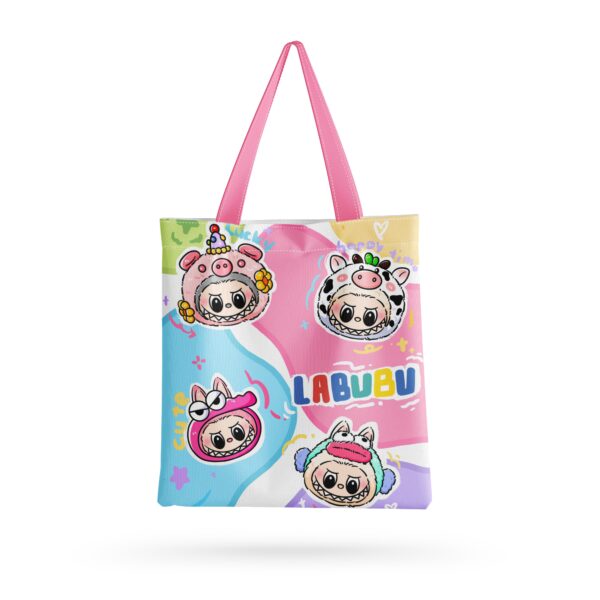 Labubu Cute Canvas Bag Includes zipper - Image 14