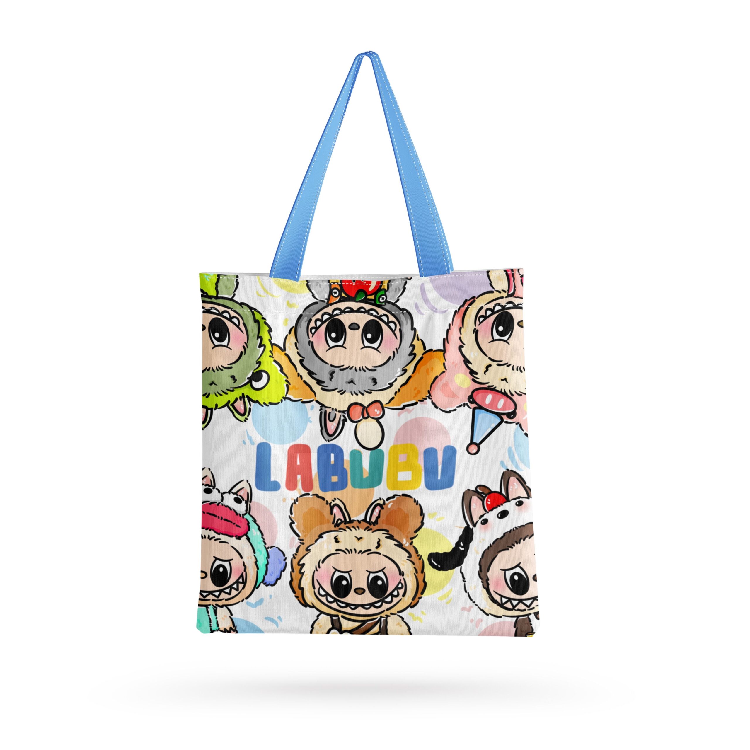 Labubu Cute Canvas Bag Includes zipper - Image 18