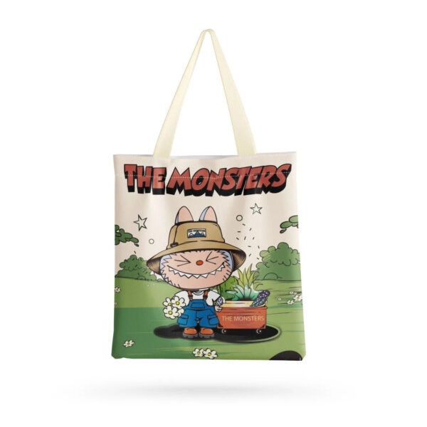 Labubu Cute Canvas Bag Includes zipper - Image 20
