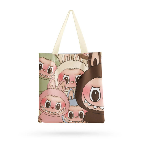 Labubu Cute Canvas Bag Includes zipper - Image 21
