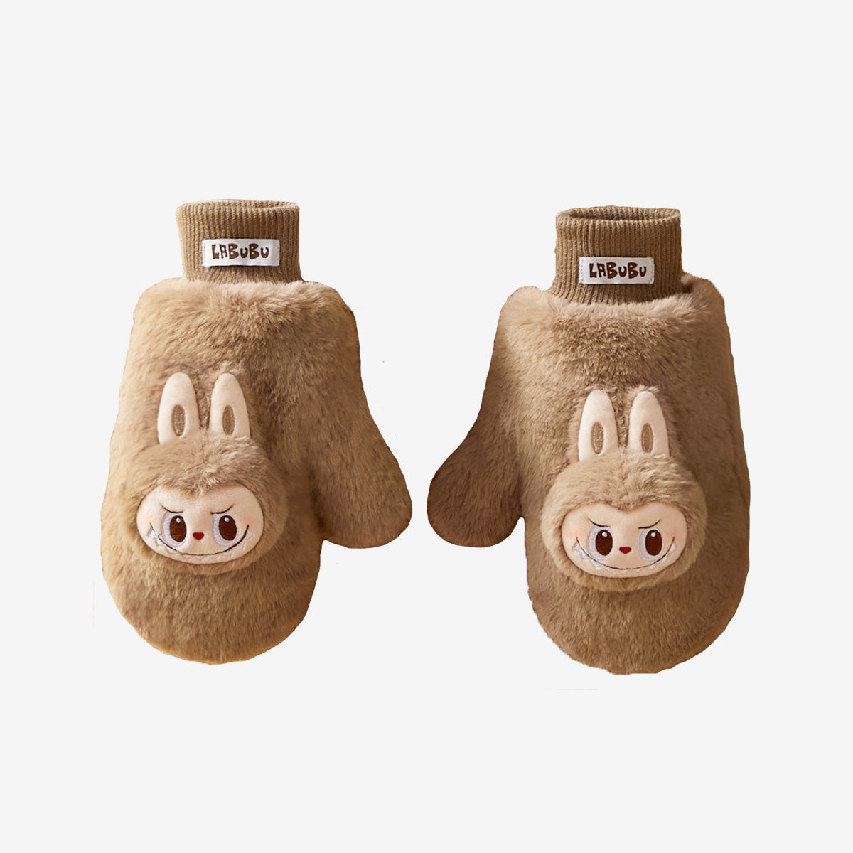 POPMART Warm Fluffy Holiday Series- LABUBU Plush Gloves - Image 3