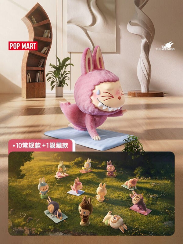 POPMART LABUBU THEMONSTERS yoga Plush Series - Image 3