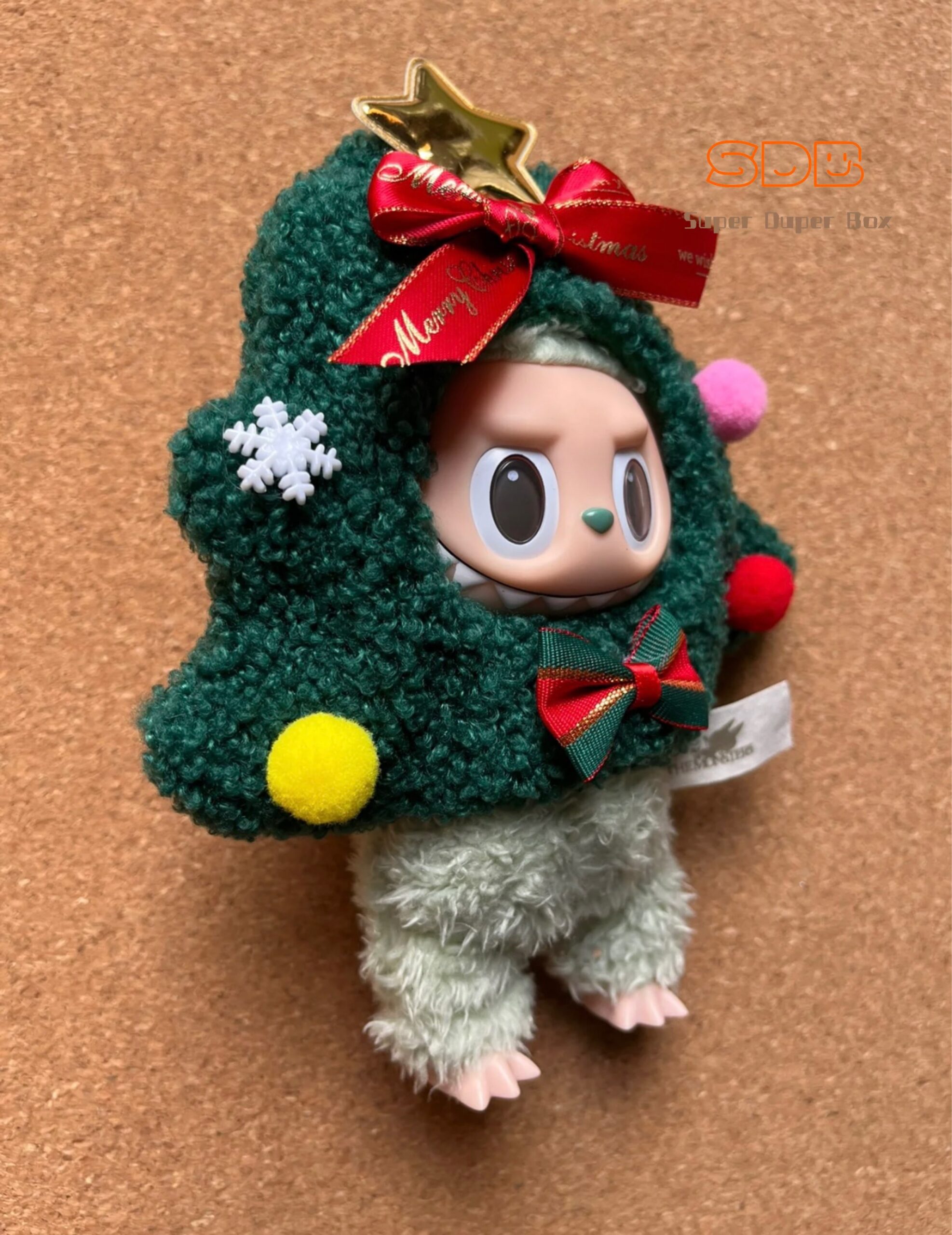 Labubu Christmas Headpiece | Handcrafted Doll Outfit Series 2 - Image 5