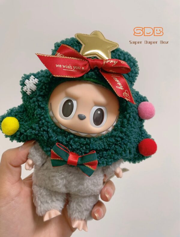 Labubu Christmas Headpiece | Handcrafted Doll Outfit Series 2 - Image 2