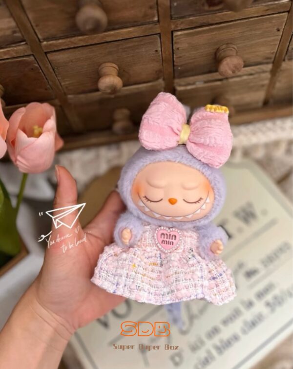 Labubu MiuMiu-Style Doll clothes - Image 2