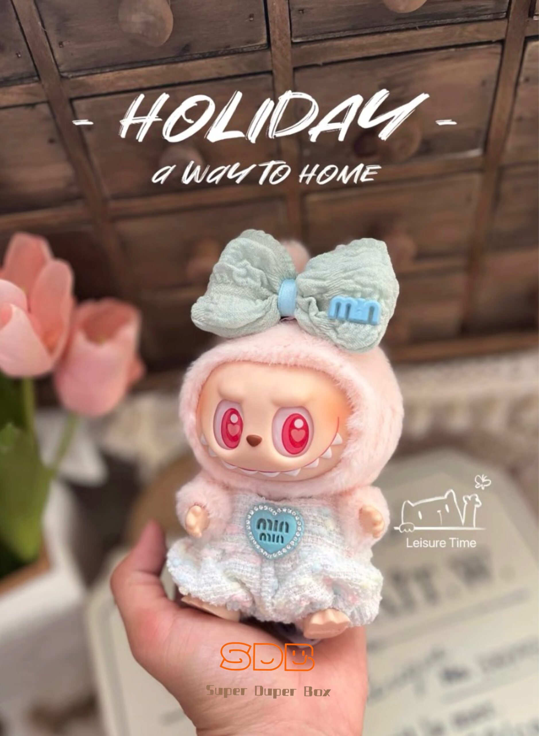 Labubu MiuMiu-Style Doll clothes - Image 3