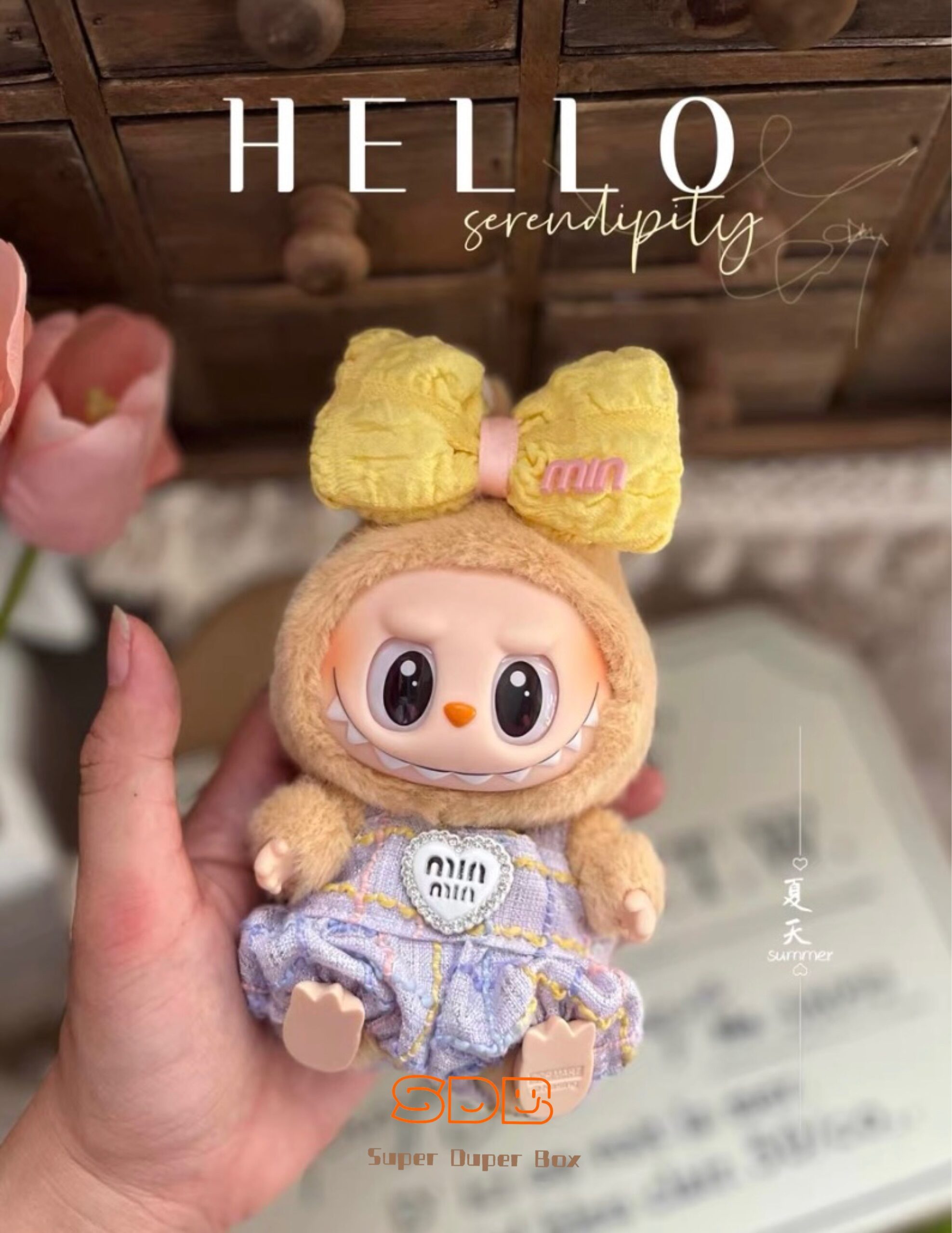Labubu MiuMiu-Style Doll clothes - Image 4