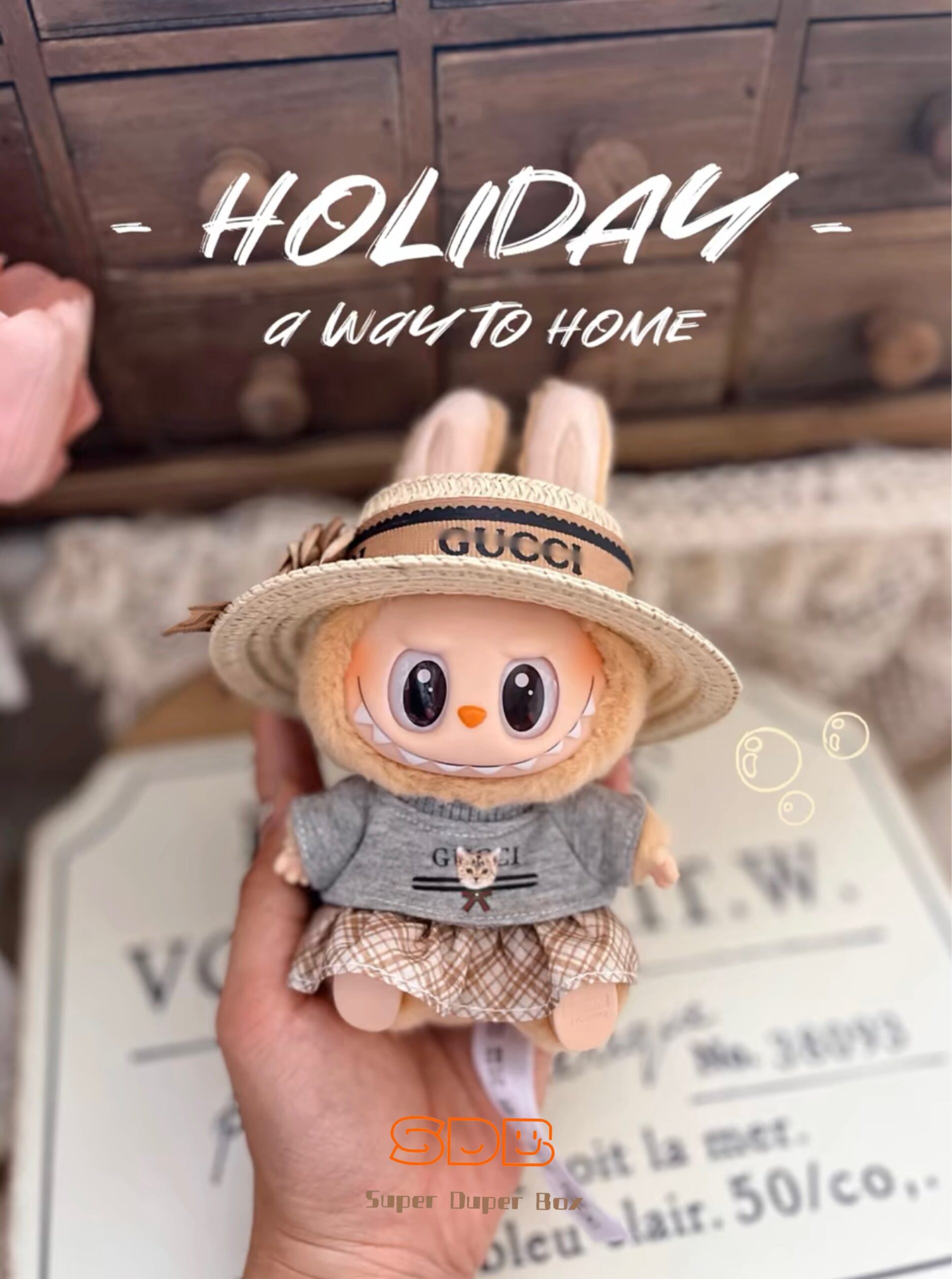 Labubu Gucci style Doll clothes - Image 2