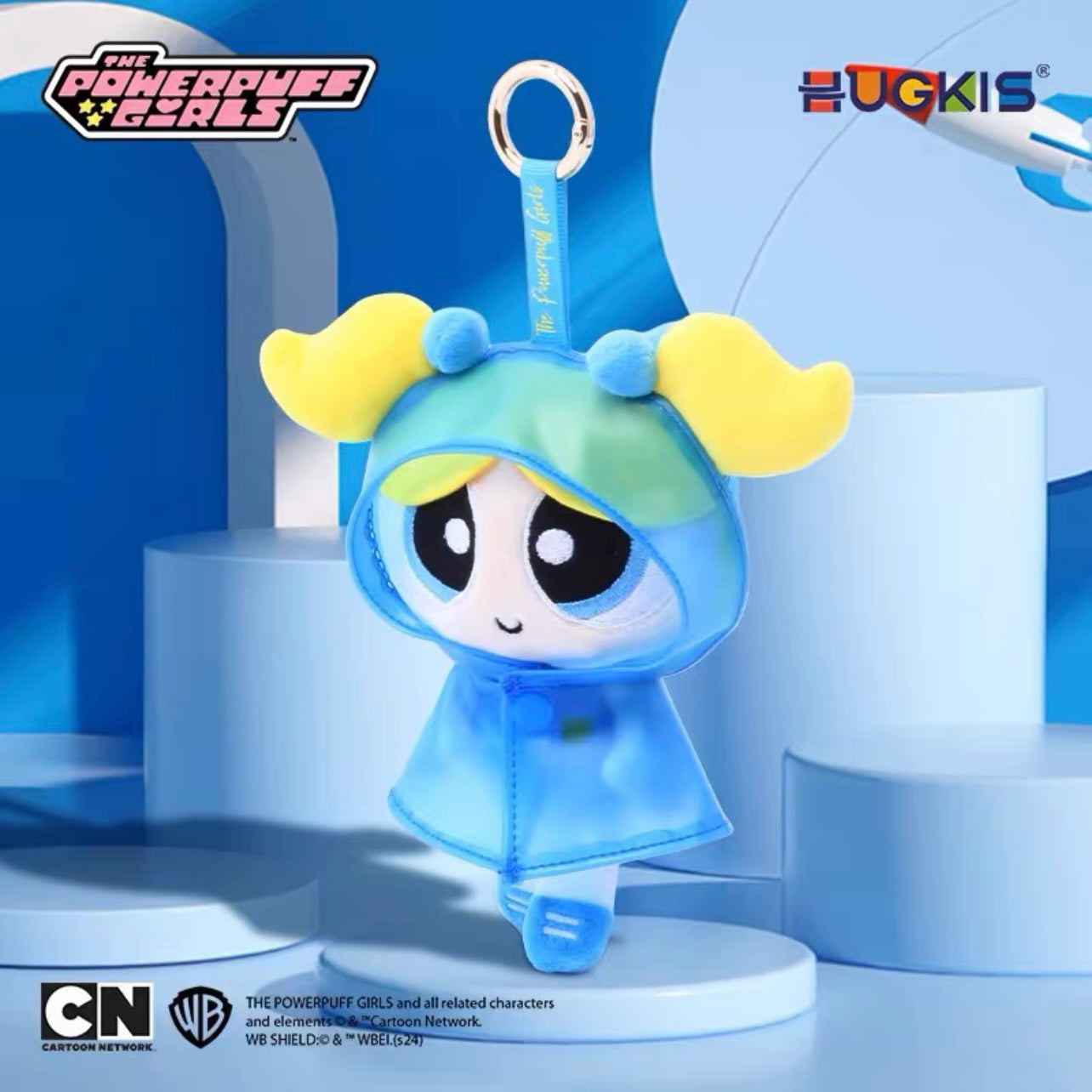 HUGKIS Powerpuff Girls Angel Plush Keychain Toy - Image 3