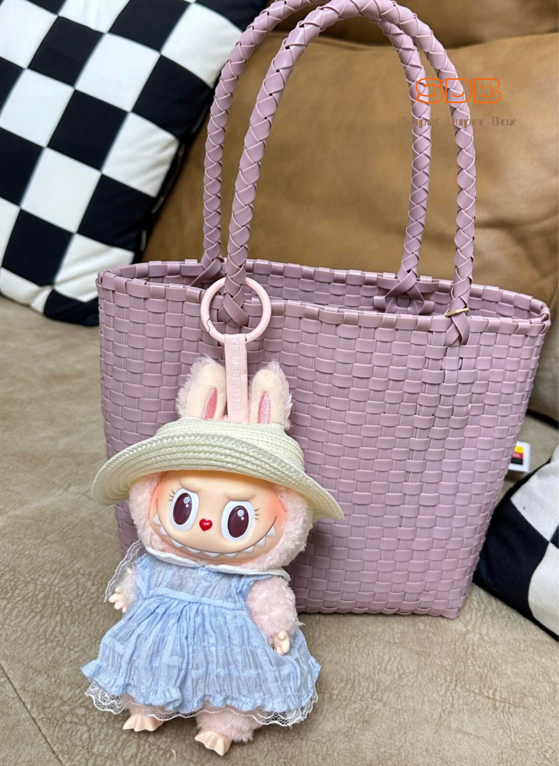 Sweetheart Series 3 | Labubu Mokoko Vinyl Plush Keychain - Image 4