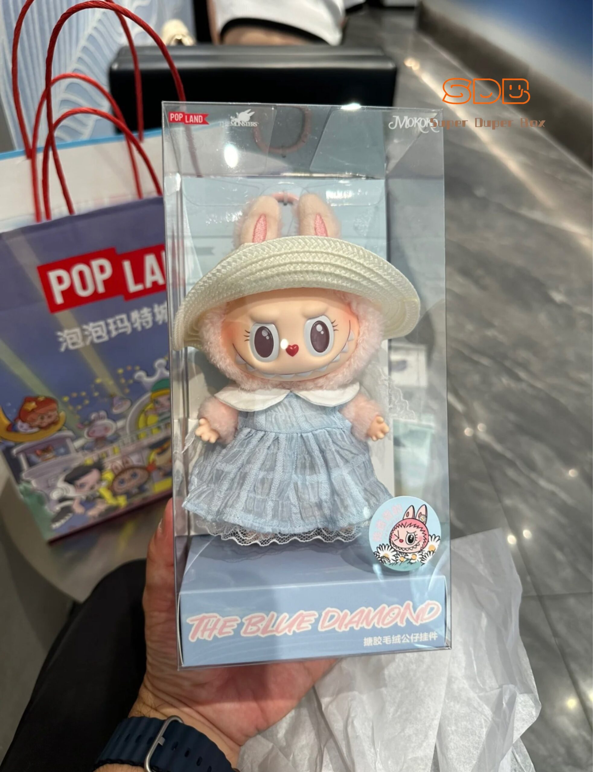 Sweetheart Series 3 | Labubu Mokoko Vinyl Plush Keychain - Image 5