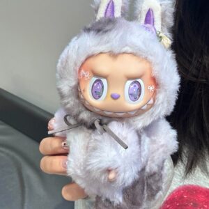 Authentic Handcrafted LABUBU Bear - Custom Poseable Design