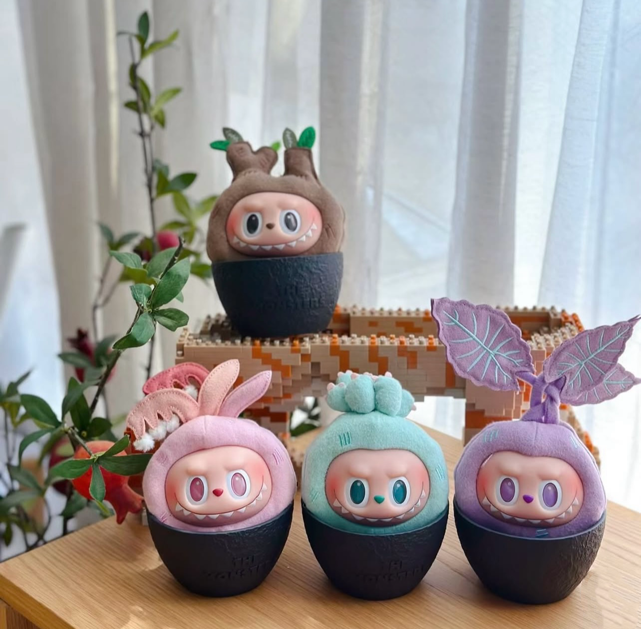 LABUBU Vinyl Face Blind Box by POPMART: Plant Pot Plush Figurine Gift & Decoration - Image 3