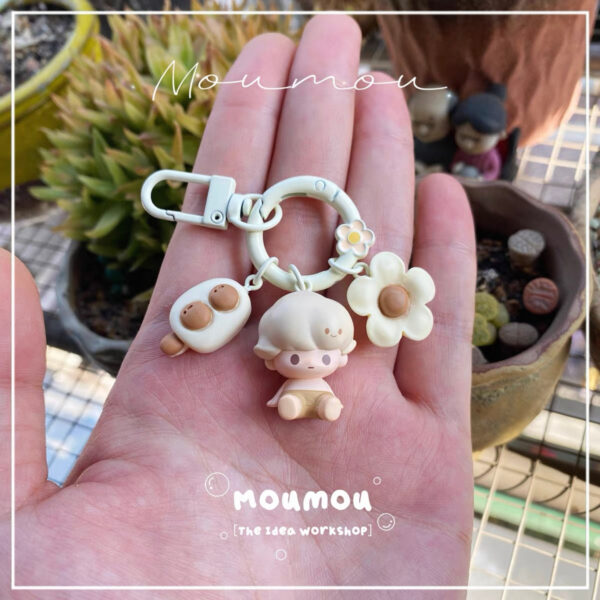 Authentic Pop Mart Sitting Moe Beads - Mobile Phone Bag & Keychain - Image 2