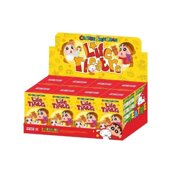 POPMART Crayon Shin - chan Life Theater Series Blind - box Scene Figurines: Toys & Gifts - Image 2