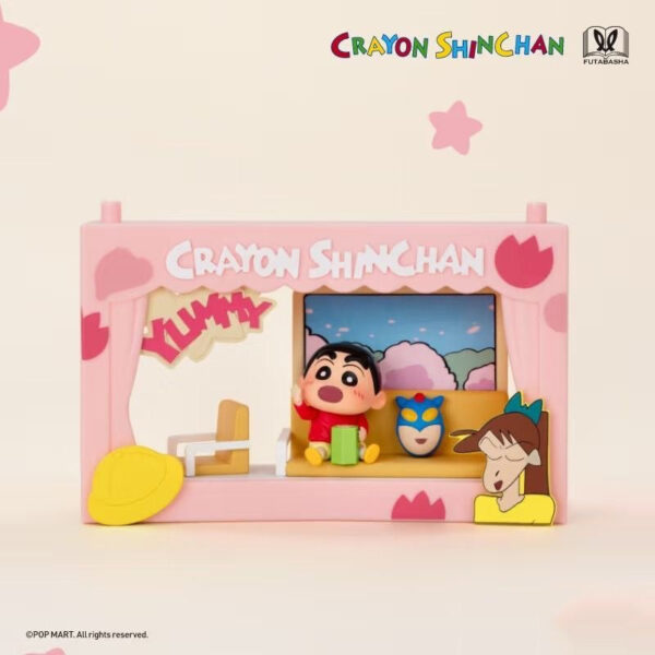 POPMART Crayon Shin - chan Life Theater Series Blind - box Scene Figurines: Toys & Gifts - Image 3