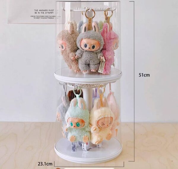 Labubu Hanging Display Box - Rotating Mystery Box Storage - Image 5
