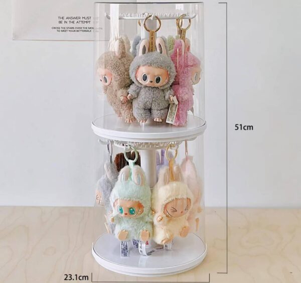 Labubu Hanging Display Box - Rotating Mystery Box Storage - Image 9
