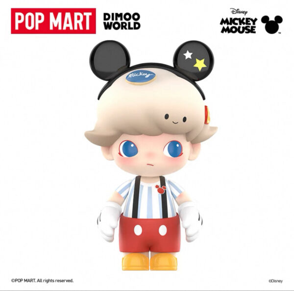 POPMART Bubble Mart MEGA JUST DIMOO 400% Mickey trend fashion toy ornament(Pre-Order) - Image 4