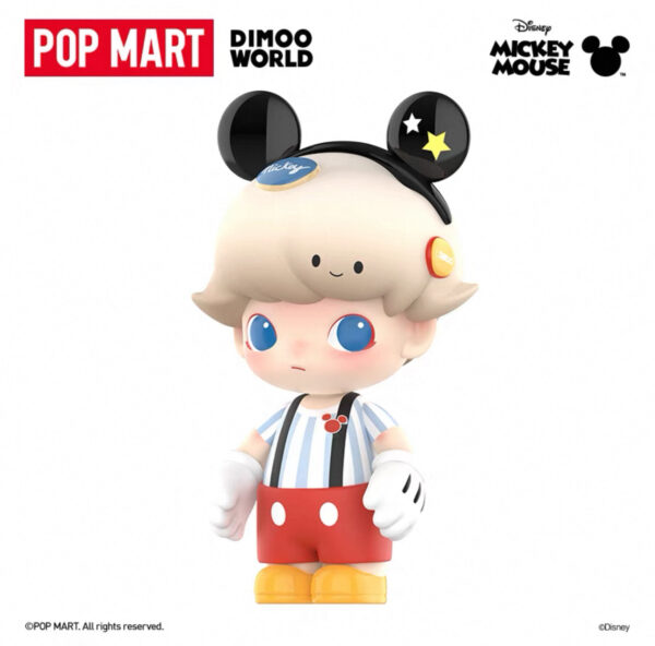 POPMART Bubble Mart MEGA JUST DIMOO 400% Mickey trend fashion toy ornament(Pre-Order) - Image 5