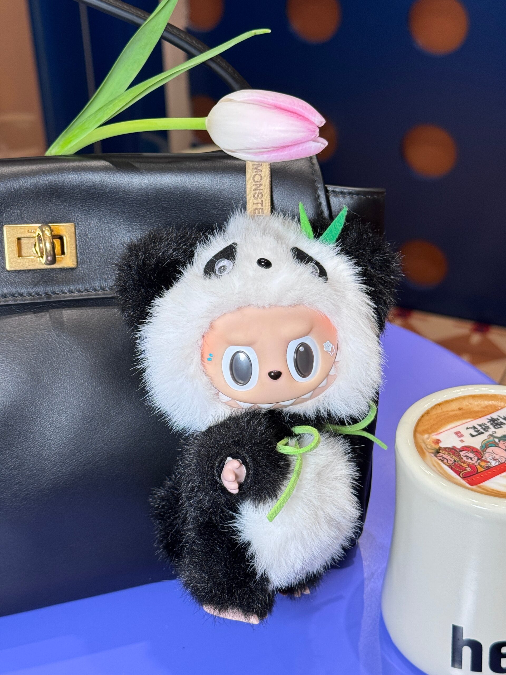 LABUBU X Bamboo Forest Panda Retrofit Design Pendants - Image 3