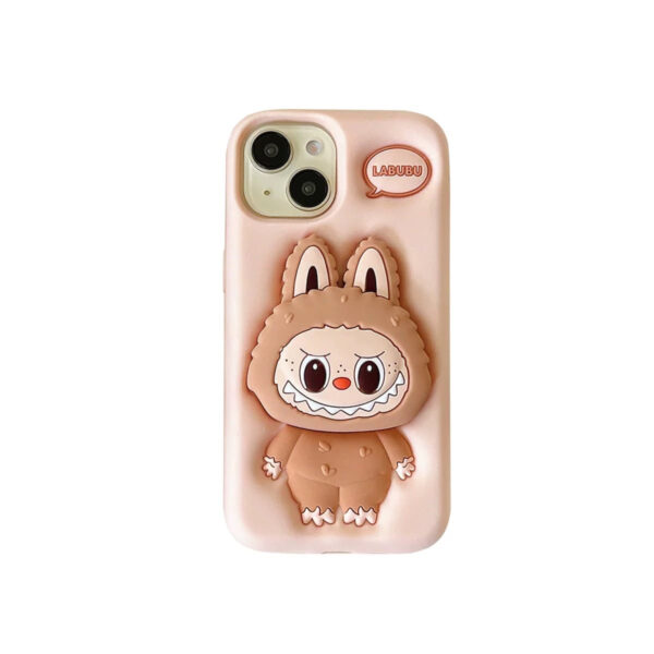 3D Labubu Phone Holder with Shockproof iPhone Case - Image 4