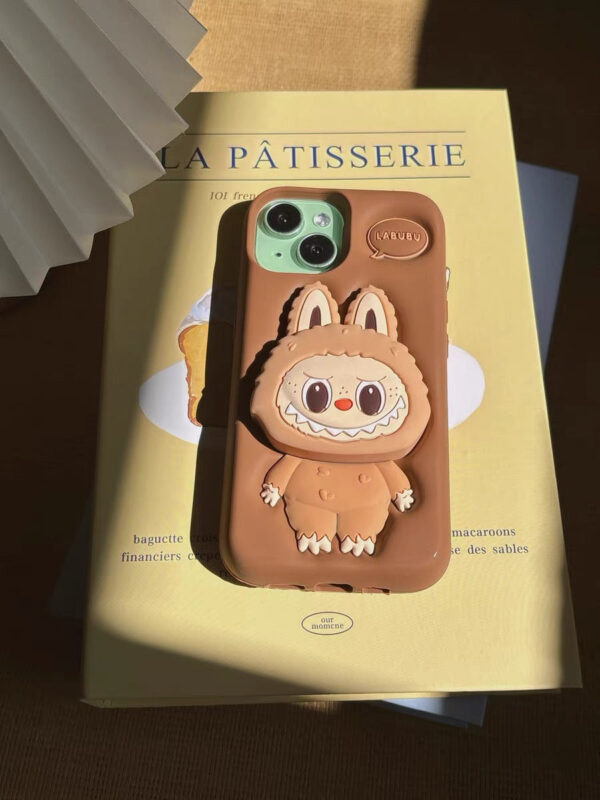 3D Labubu Phone Holder with Shockproof iPhone Case - Image 10