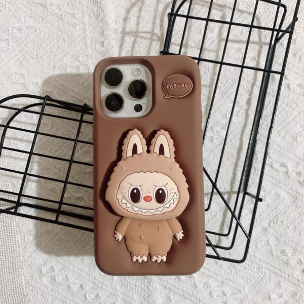 3D Labubu Phone Holder with Shockproof iPhone Case - Image 14