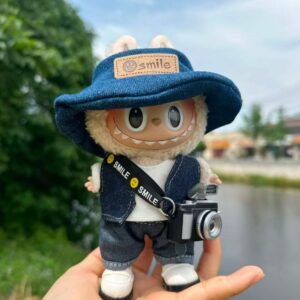 17cm Photographer's Set Vinyl Labubu Clothing Only