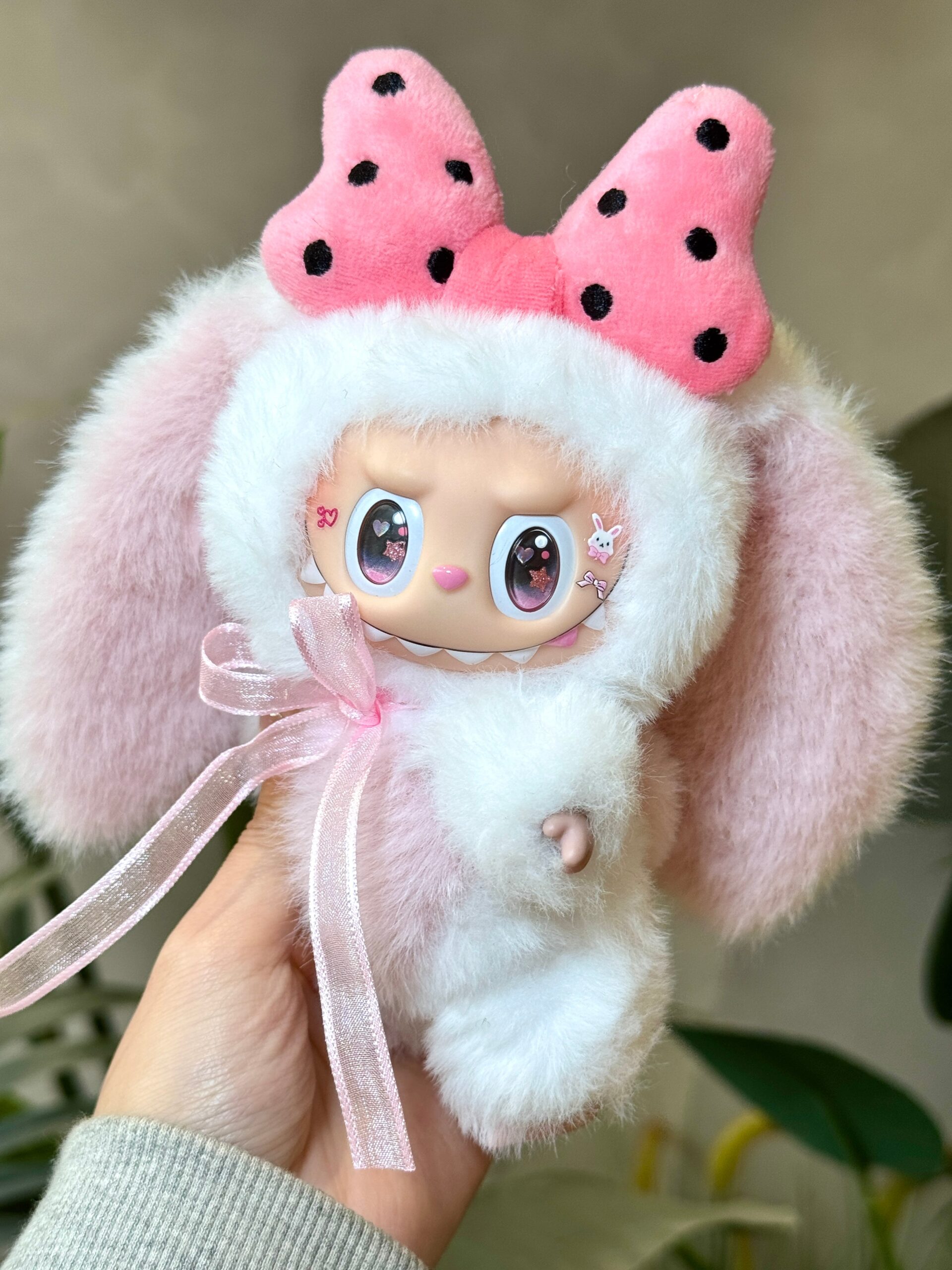 Labubu X Droopy Bunny Retrofit Design Pendants - Image 2