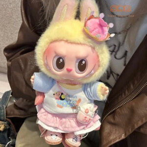 Labubu Doll Clothes T-shirt and Half Skirt Set