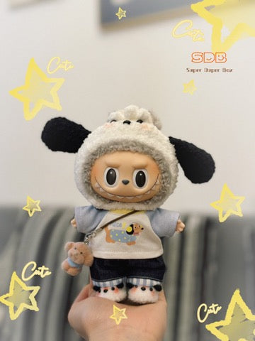 Labubu Doll Clothes Pacha Dog Set - Image 3