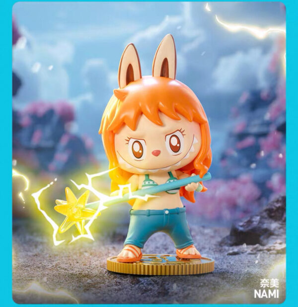 POPMART Labubu One Piece Collaboration Luffy Mystery Box Figure - Image 9