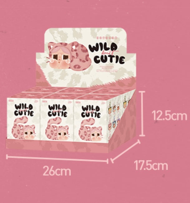 CRYBABY Leopard &Cat Series – Vinyl Plush Keychain Blind Box - Image 11