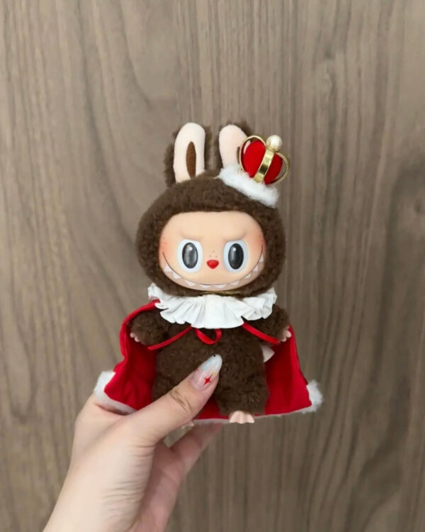 King Labubu's New Clothes (Cloak + Collar + Tiara) - Image 2