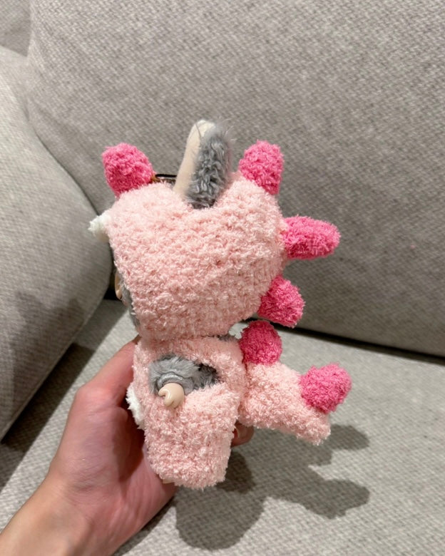 Labubu Pink Dino Outfit - Image 2