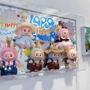 Labubu Vinyl Doll Storage Decoration Diorama