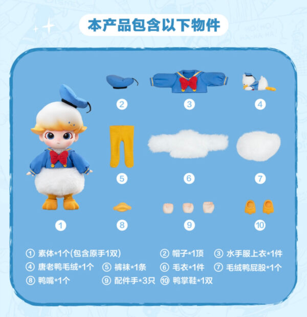 DIMOO Donald Duck 1/8 Action Figure - Image 8