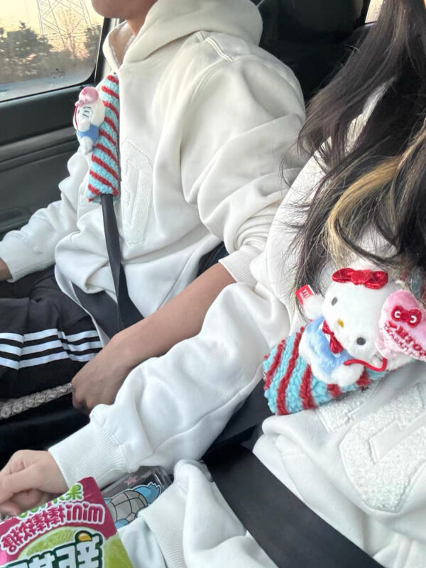 Hello Kitty 50th Anniversary Car Seatbelt Protectors - Image 11