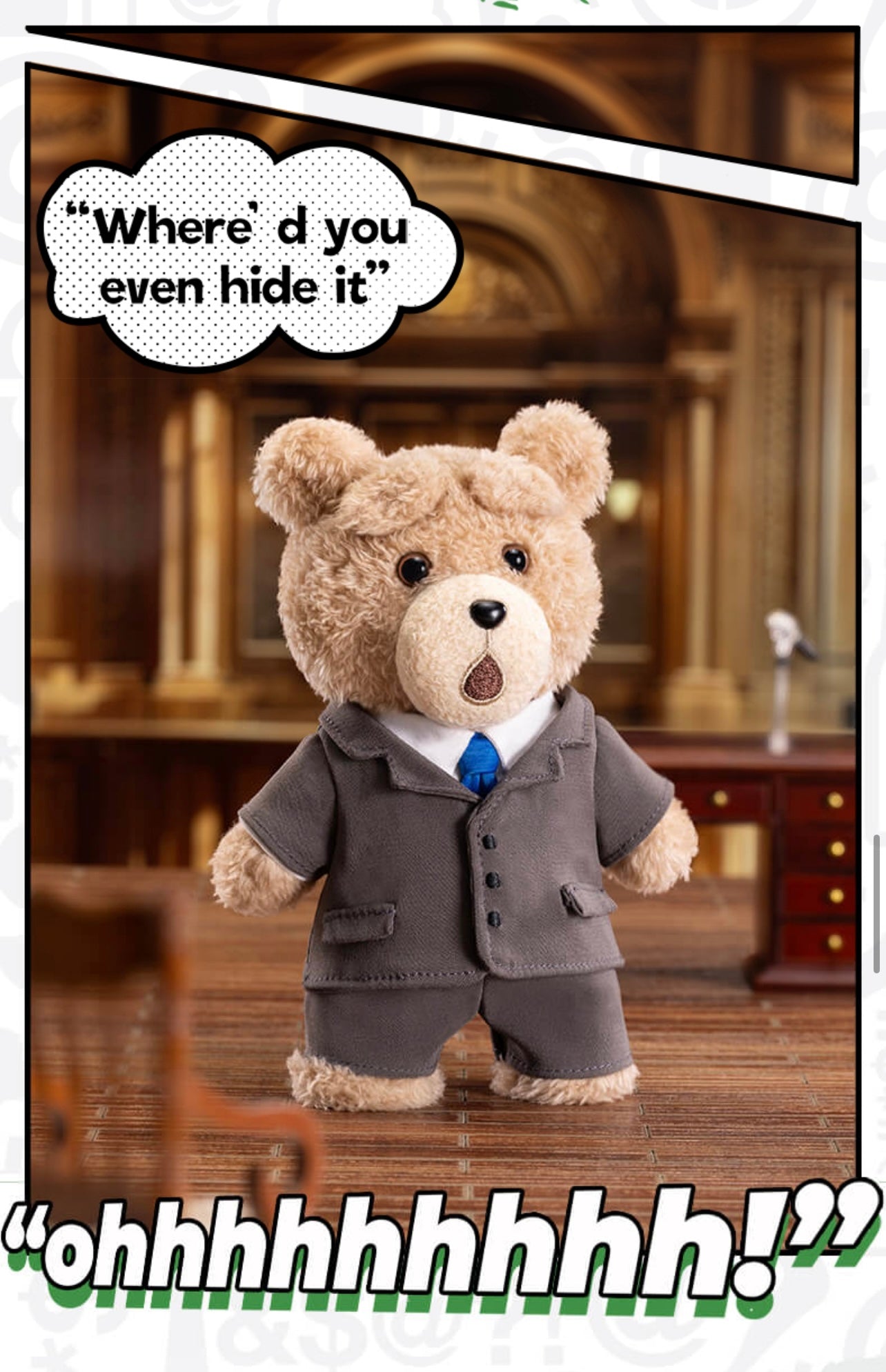 Ted2 Teddy Bear Movable Plush Pendant - Image 17